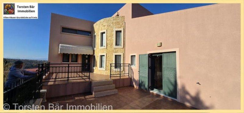Kounoupidiana Kreta, Chania, Luxusvilla mit Panoramablick, Einliegerwohnung und eigener Kirche Haus kaufen